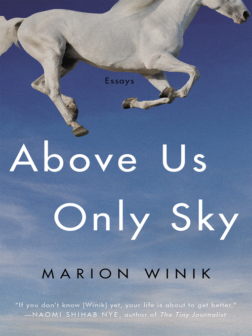 Title details for Above Us Only Sky by Marion Winik - Available